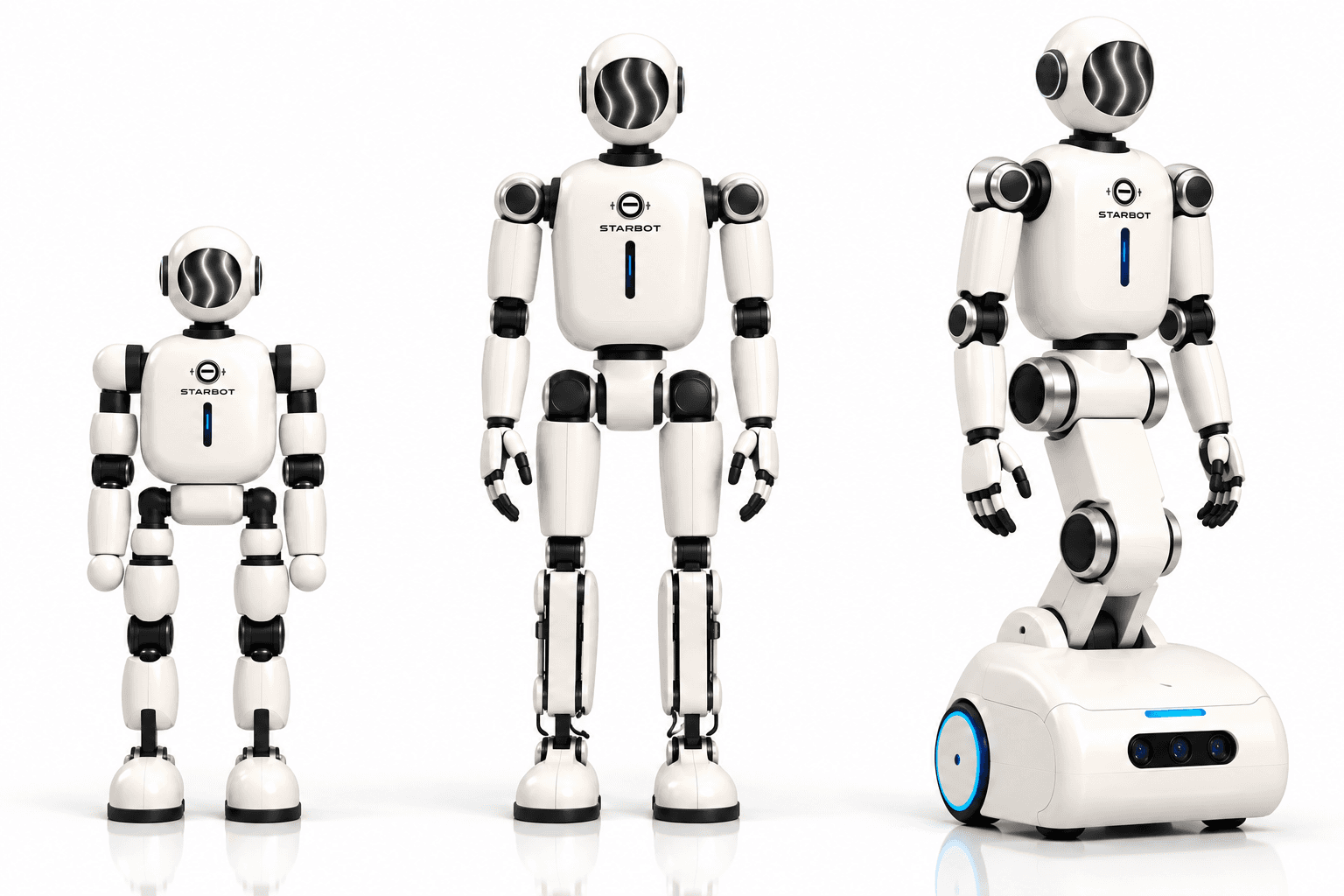 StarBot Spark, StarBot Astra, and StarBot Flex
